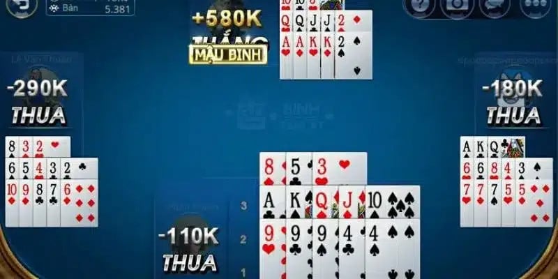 Sự khác nhau giữa Mậu Binh truyền thống và online